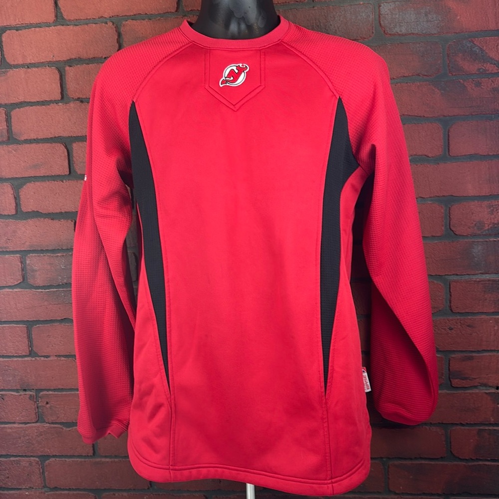Majestic Sweatshirt Mens Small NHL New Jersey Devils